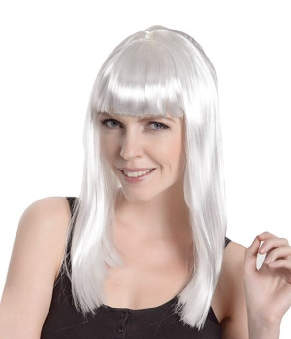 LONG WIG WHITE